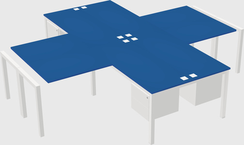 Quad desk