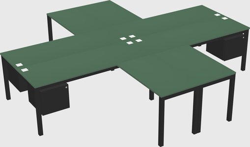 Quad desk