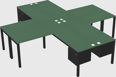 Quad desk