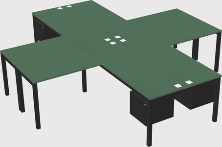 Quad desk