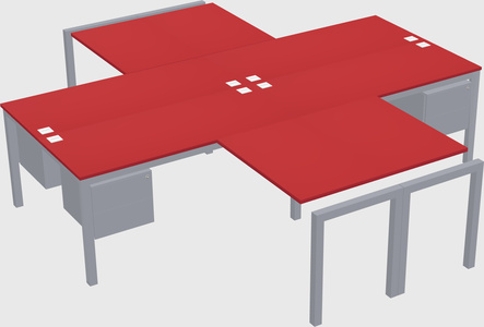 Quad desk