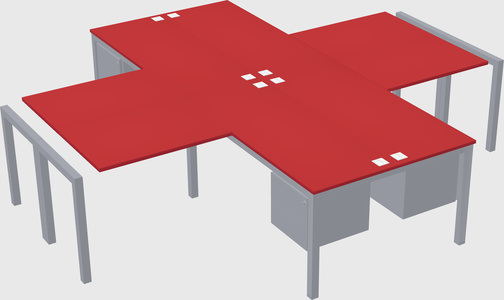 Quad desk