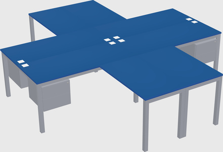 Bureau quadruple
