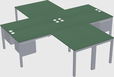 Quad desk
