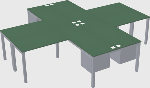 Quad desk