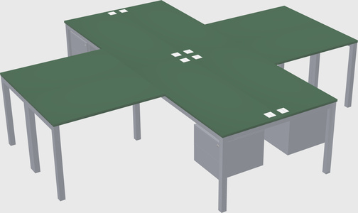 Quad desk