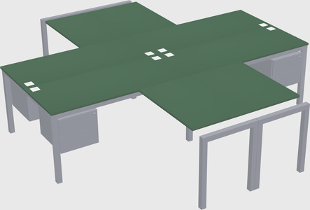 Bureau quadruple