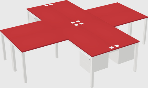Quad desk