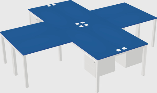 Bureau quadruple