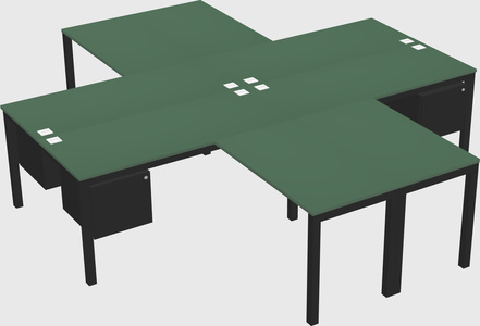 Quad desk