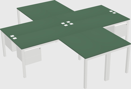 Bureau quadruple