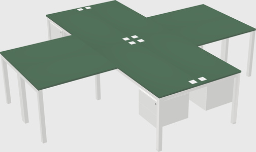 Bureau quadruple