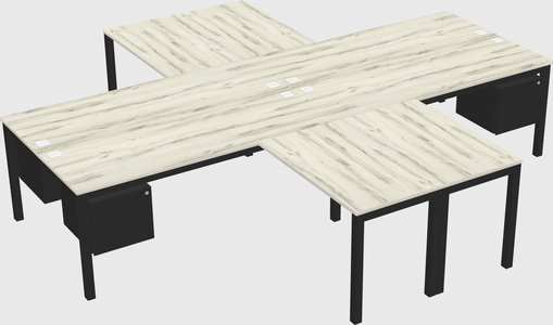 Quad desk