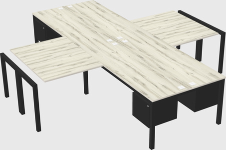 Bureau quadruple