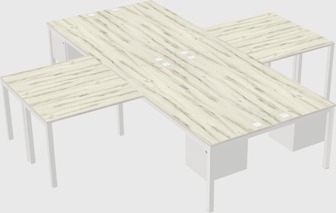 Quad desk