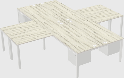Quad desk