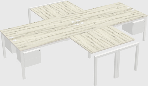 Bureau quadruple