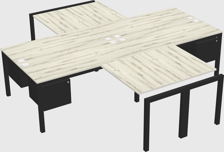 Quad desk