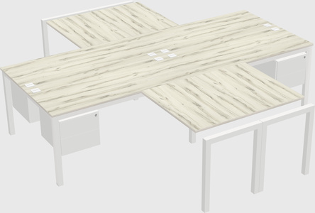 Bureau quadruple
