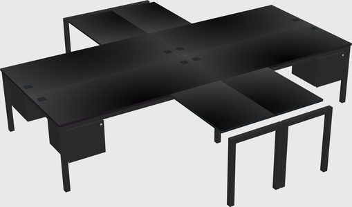 Quad desk