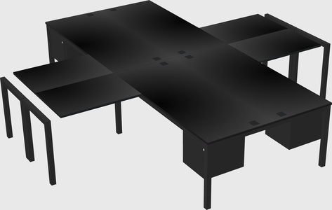 Quad desk