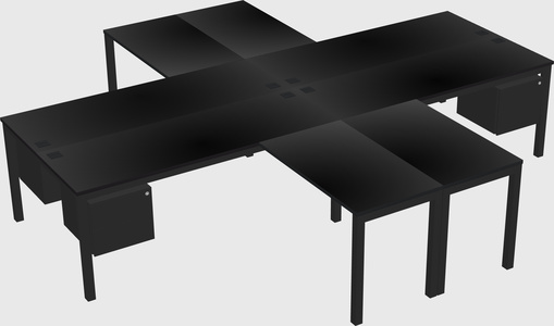 Quad desk
