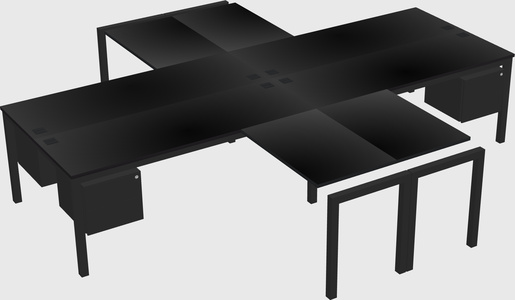 Quad desk