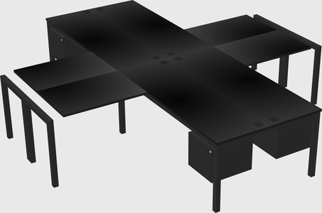 Quad desk