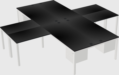Quad desk