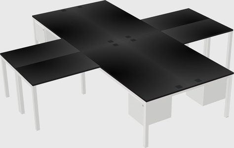 Quad desk