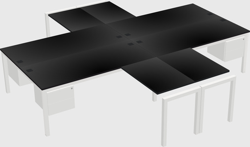 Quad desk