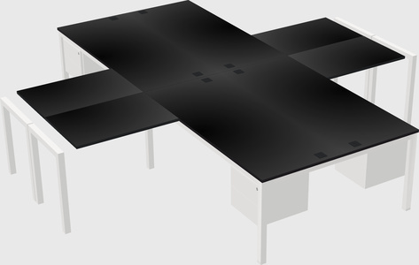 Quad desk