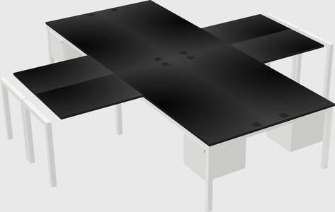 Quad desk