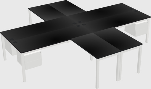 Quad desk