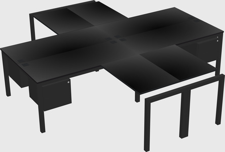 Bureau quadruple