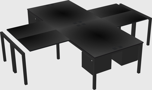 Bureau quadruple