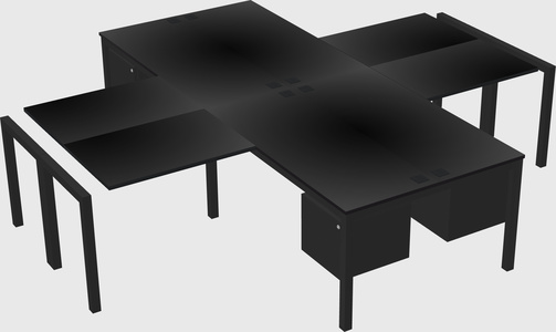 Bureau quadruple