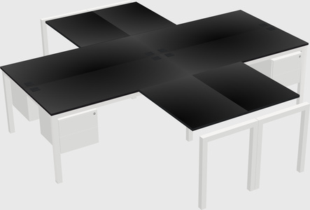 Bureau quadruple