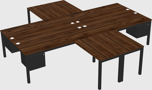 Bureau quadruple