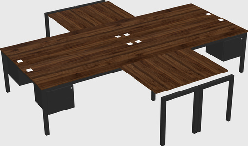 Bureau quadruple