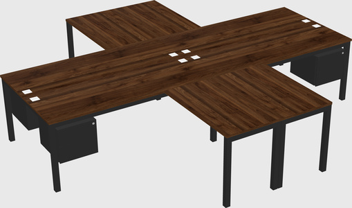 Quad desk
