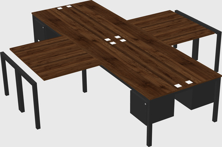 Bureau quadruple