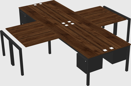 Bureau quadruple