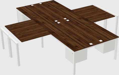 Bureau quadruple