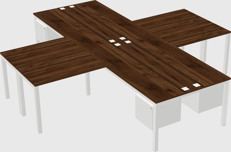Bureau quadruple
