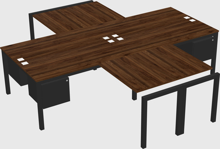 Quad desk