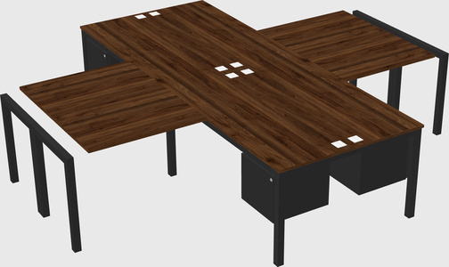 Quad desk