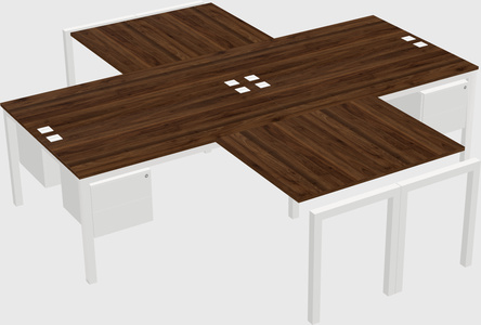 Quad desk