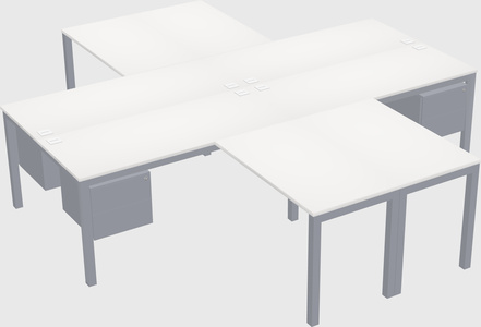 Quad desk
