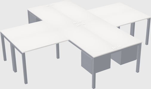 Quad desk